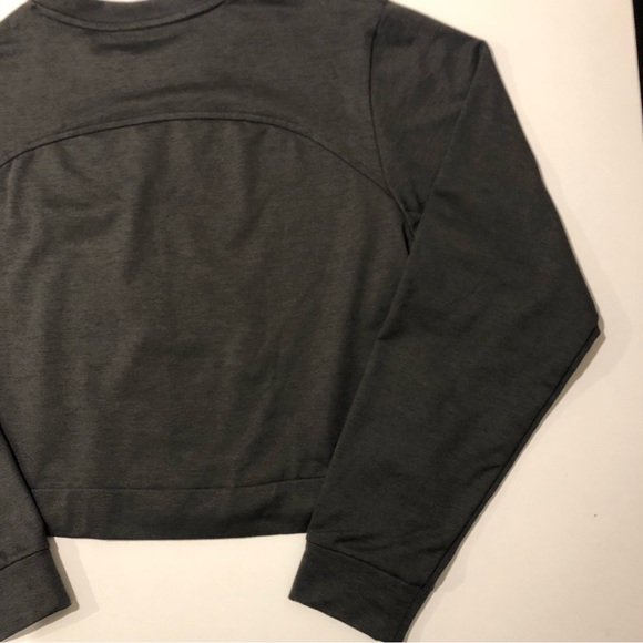 Puma Cloudspun Pullover Sweater Womens size Small Charcoal Color - Picture 8 of 9